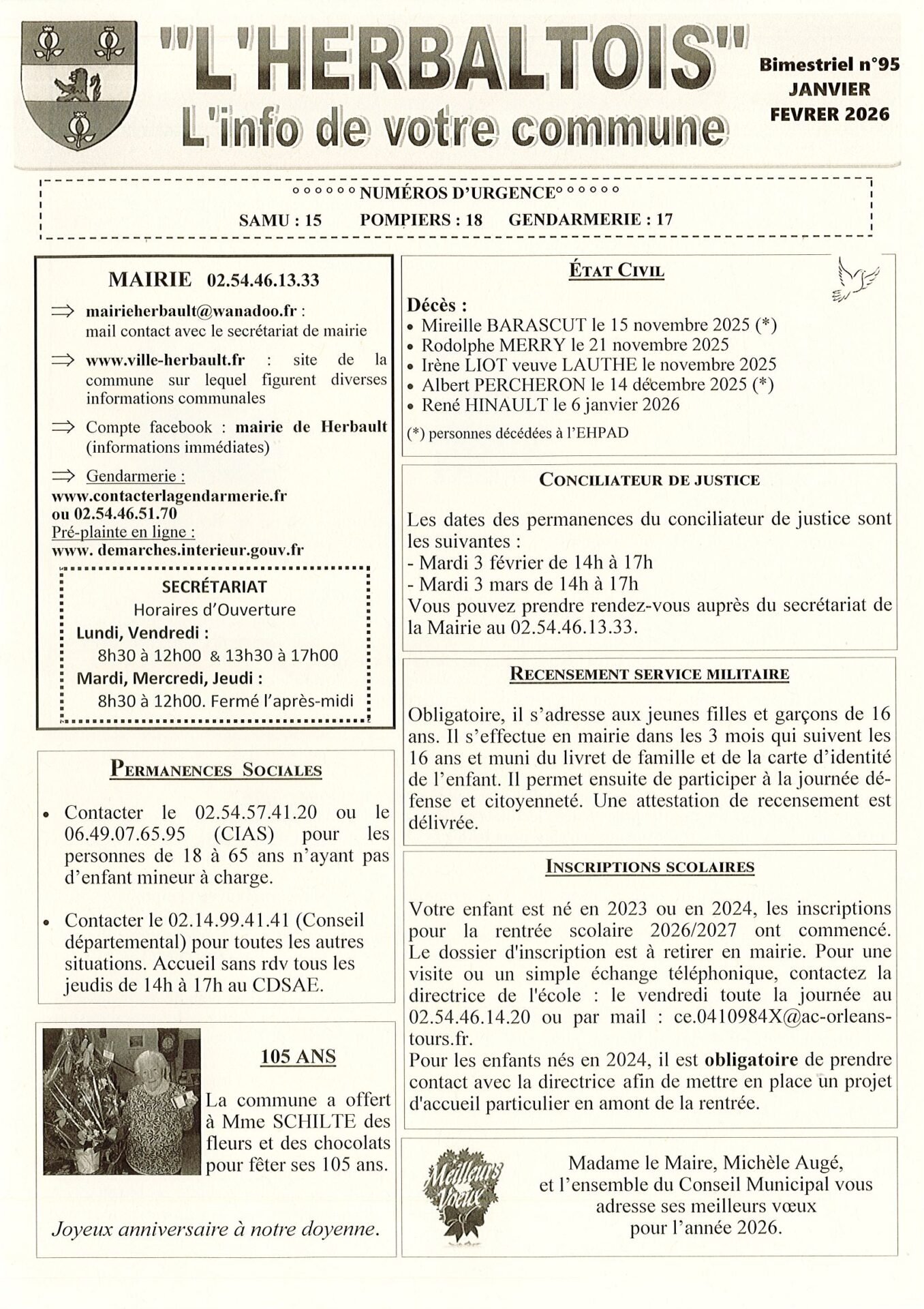 L'Herbaltois JANVIER FEVRIER 2026